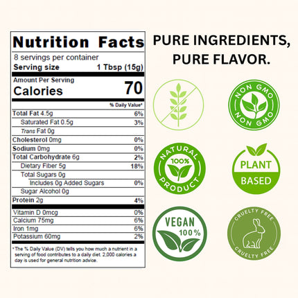 Chia Seeds – All-Natural, GMO-Free, Rich in Protein & Perfect for Baking, Smoothies, and More