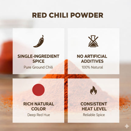 Red Chili Powder – All-Natural, GMO-Free, Bold Spice for Cooking & Seasoning