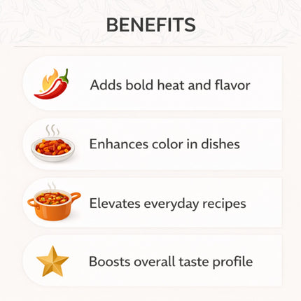 Red Chili Powder – All-Natural, GMO-Free, Bold Spice for Cooking & Seasoning