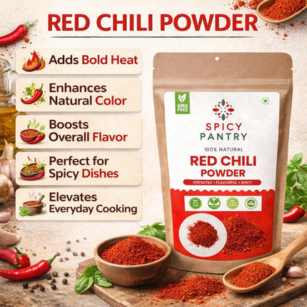 Red Chili Powder – All-Natural, GMO-Free, Bold Spice for Cooking & Seasoning