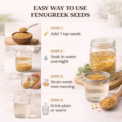 Fenugreek Seeds – All-Natural, GMO-Free, Perfect for Cooking, Spice Blends & Herbal Remedies