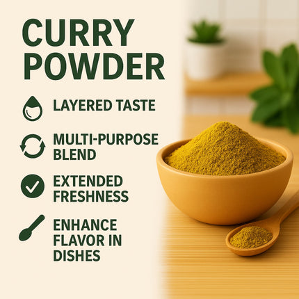 Curry Powder – All-Natural, GMO-Free, Perfect Spice for Flavorful Seasoning