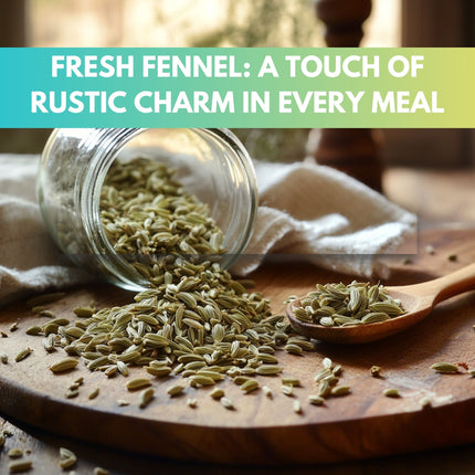 Fennel Seeds – All-Natural, GMO-Free, Perfect for Cooking, Baking & Herbal Remedies