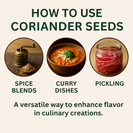 Coriander Seeds – All-Natural, GMO-Free, Perfect for Cooking, Mixed Spices, Pickling & Planting