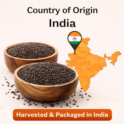 Black Mustard Seeds – All-Natural, GMO-Free, Bold Flavor for Indian Cooking & Pickling