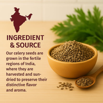 Celery Seeds – All-Natural, GMO-Free, Perfect for Pickling, Salads, and Spice Blends