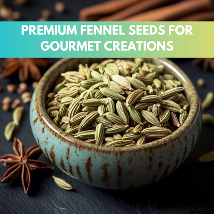 Fennel Seeds – All-Natural, GMO-Free, Perfect for Cooking, Baking & Herbal Remedies