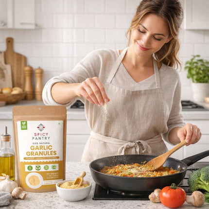 Garlic Granules – All-Natural, GMO-Free, Perfect Spice for Savory Seasoning